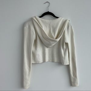 Brandy Melville Cropped Zip Up